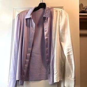 Alice & olivia willa blouse